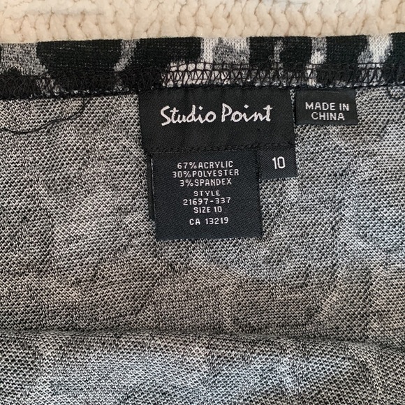Studio Point Cheetah Print Skirt size 10 perfect pre-owned condition! - Picture 2 of 3